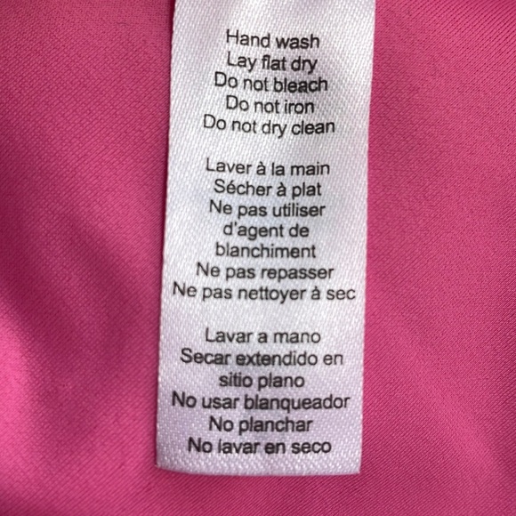 NWOT LoveShackFancy x Beach Riot Cheryl One Piece Bathing Suit Pink size L - Picture 11 of 11